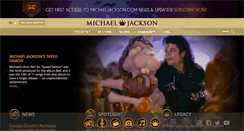 Desktop Screenshot of michaeljackson.com